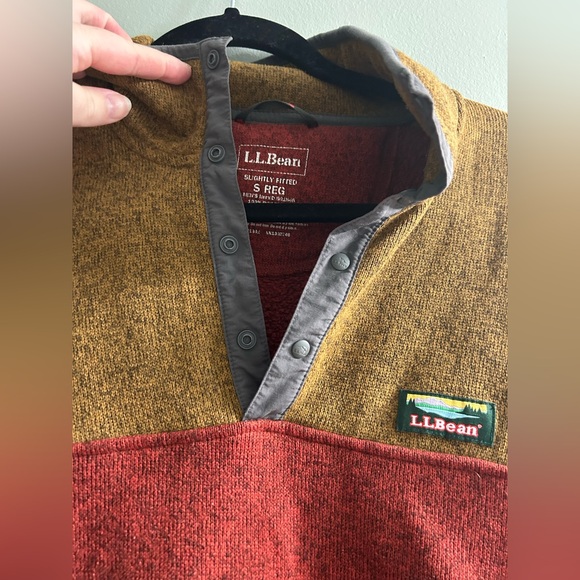 Men's L.L.Bean Sweater Fleece Pullover, Colorblock - Picture 5 of 7